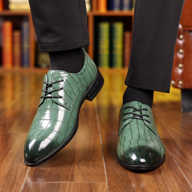 Plus Size Leather Shoes Men's Casual Breathable foto 3