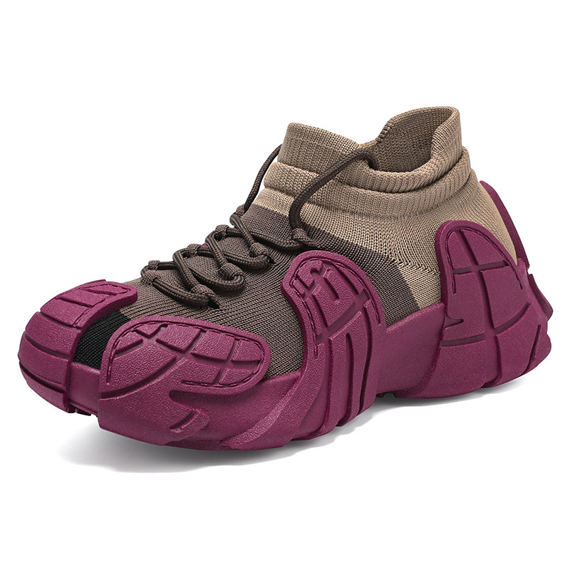 Fashion Retro Sneaker Flyknit Casual Shoes Platform foto 4