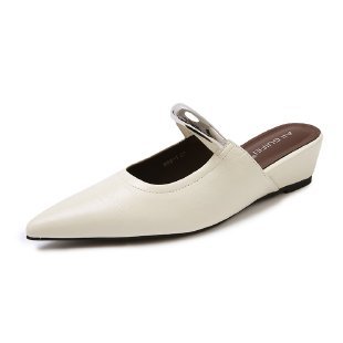 Pointed Toe Slip-on Mule Sandals With Chunky Heels foto 3
