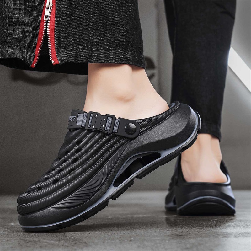 Beach Closed Toe Non-slip Thick Bottom Slip-on Slippers foto 2
