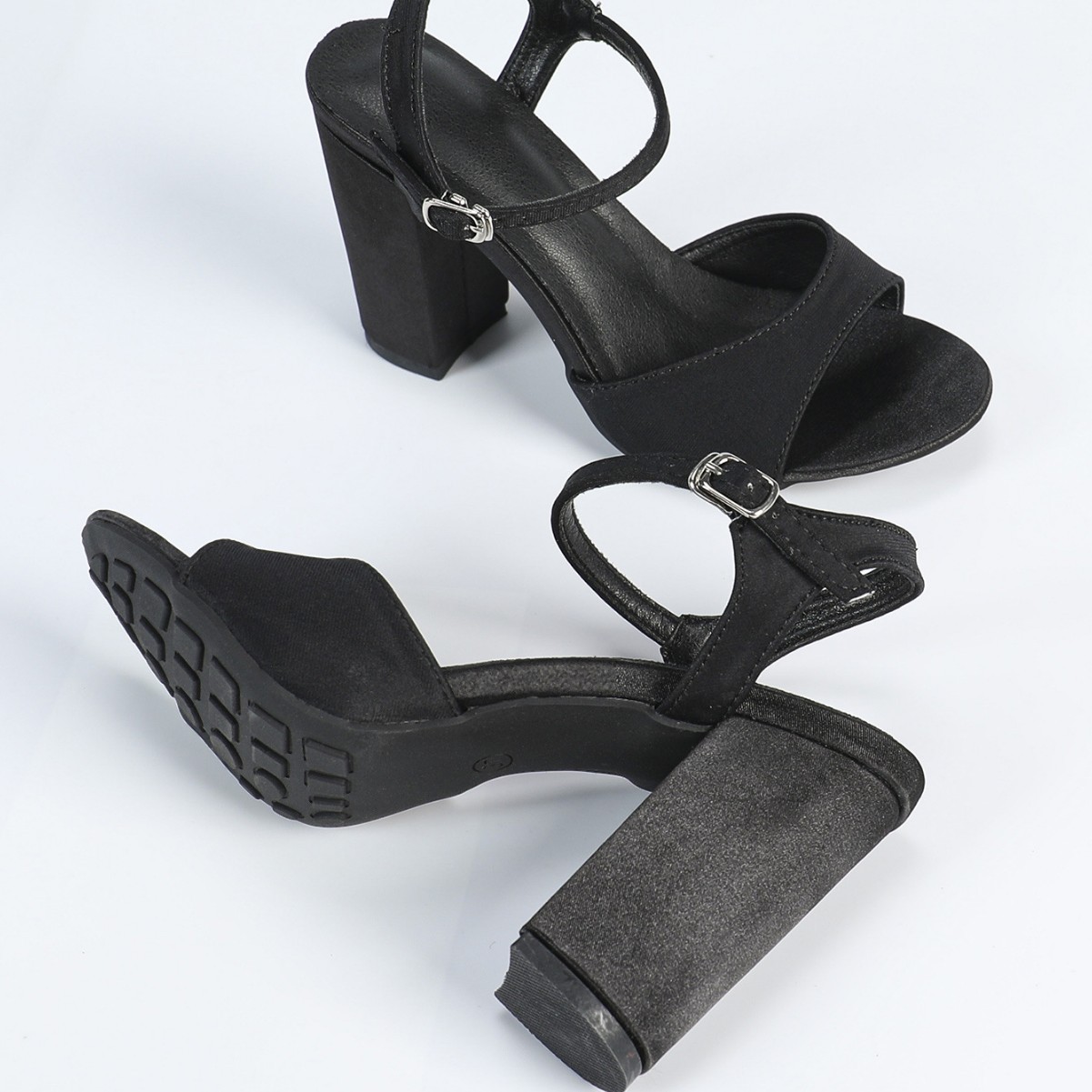 Women's Chunky Heel Cross-heel Sandals foto 4