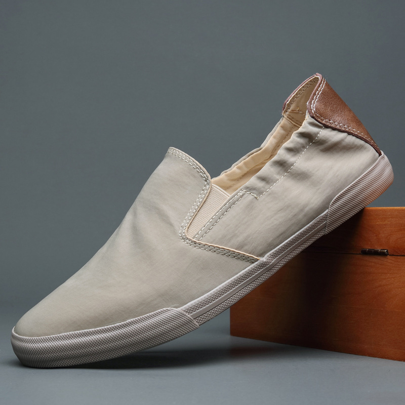 Men's Canvas Shoes Popular Simplicity Loafers foto 2