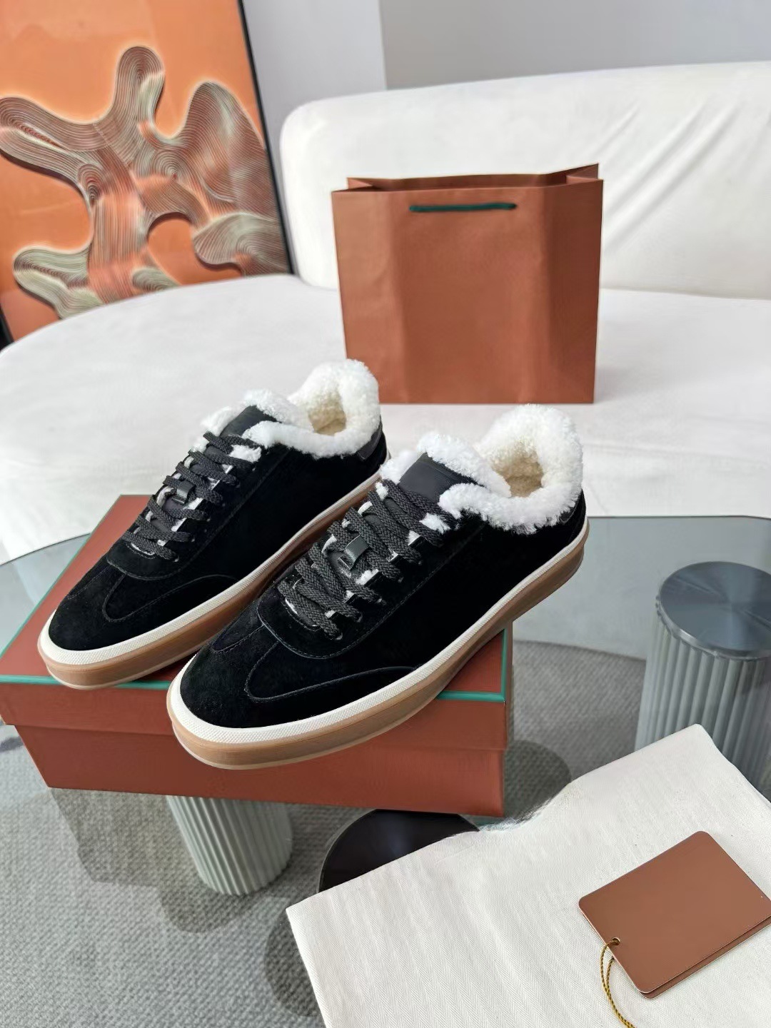 Genuine Leather Preppy Style Moral Training Shoes Men's Leisure Sports foto 4