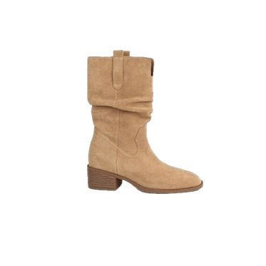 Height-increasing 8cm Round Toe Chunky Heel Slimming High Shaft Ankle Boots foto 2