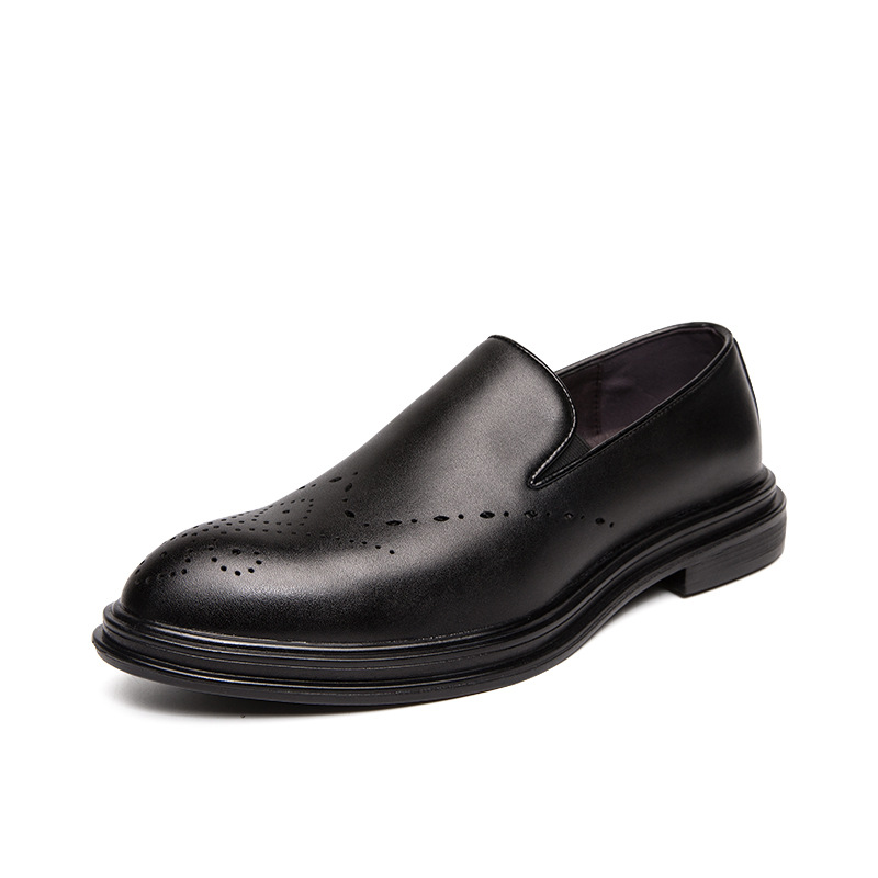 Big Size Men's Leather Shoes Slip-on Loafers foto 3