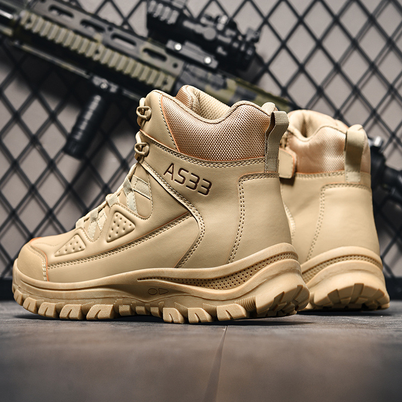 Outdoor Work Boots Combat Training Boots Low-top Lace-up foto 3