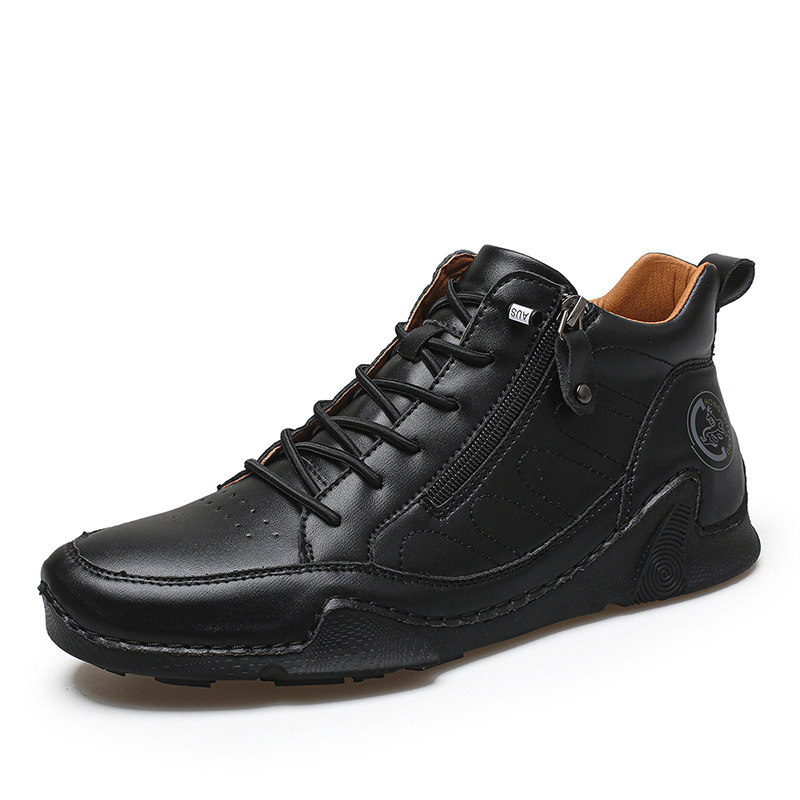 Mens Casual Leather Shoes Plus-size Athletic Shoes foto 5