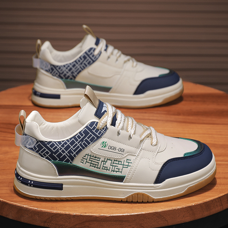 Low Cut Lace Up Thick Soled Sports Board Shoes Are Fashionable foto 3