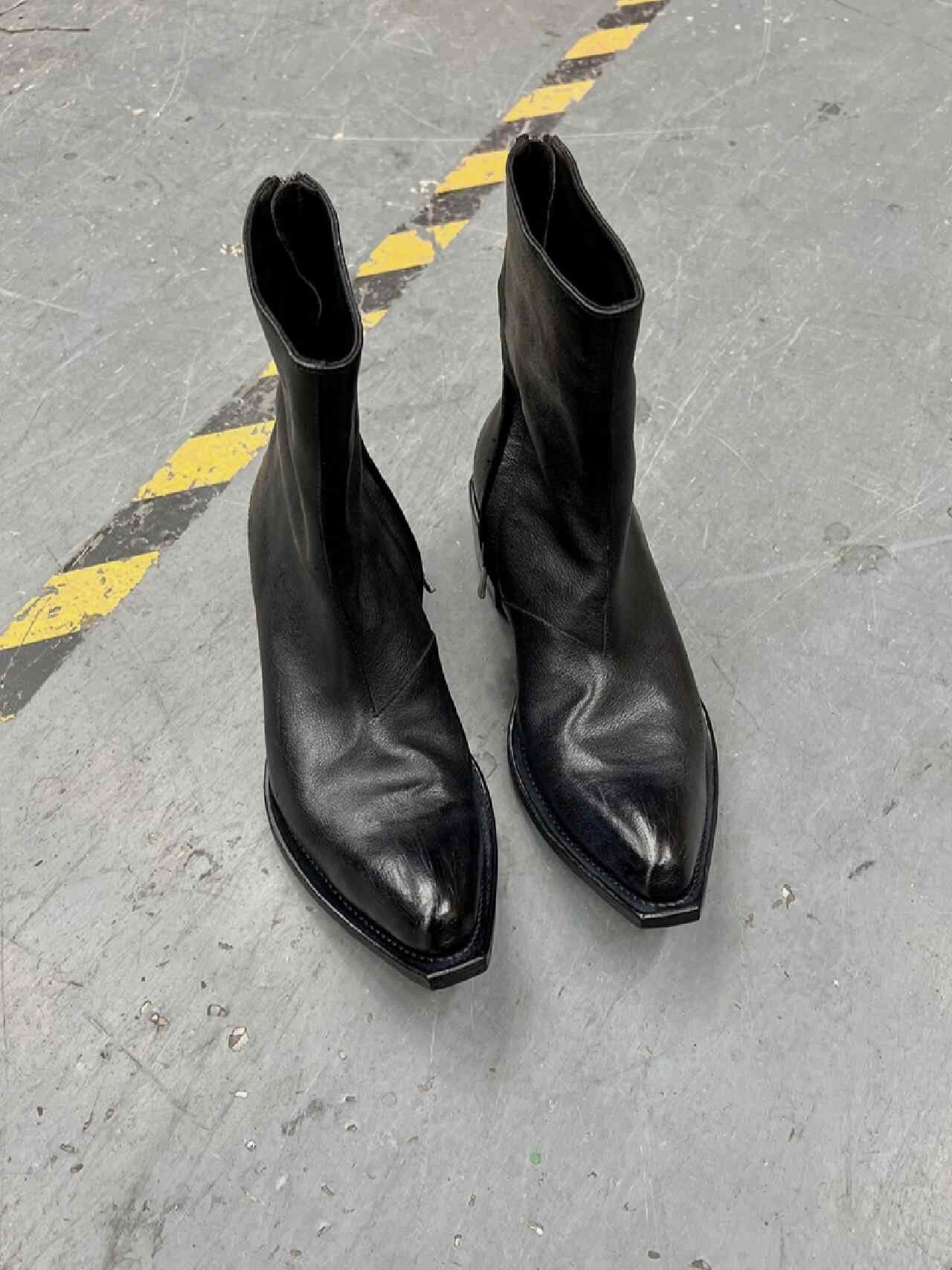 British Wizard Retro Spiral Oblique Zipper Martin Boots foto 3