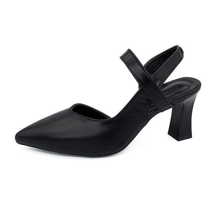 Women's Fashionable Casual Closed-Toe Chunky Heel High Heel Sandals foto 4