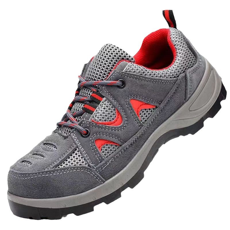 Four Seasons Men's Solid Soled Safety Protection Shoes foto 5