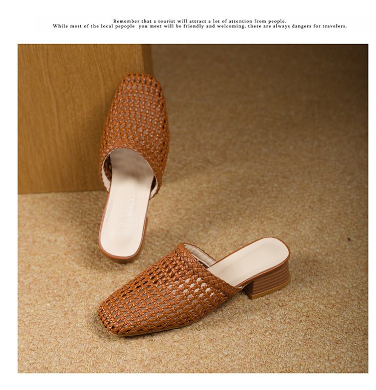 Summer New Arrival Womens Fashion Sandals With Woven Uppers foto 5