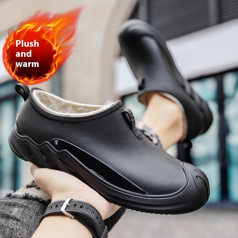 Fashion Personality New Rain Boots Short Men's foto 4