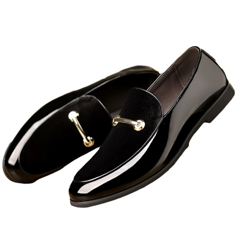 Plus Size Leather Shoes Men's Formal Wear Business Pointed Casual British foto 3