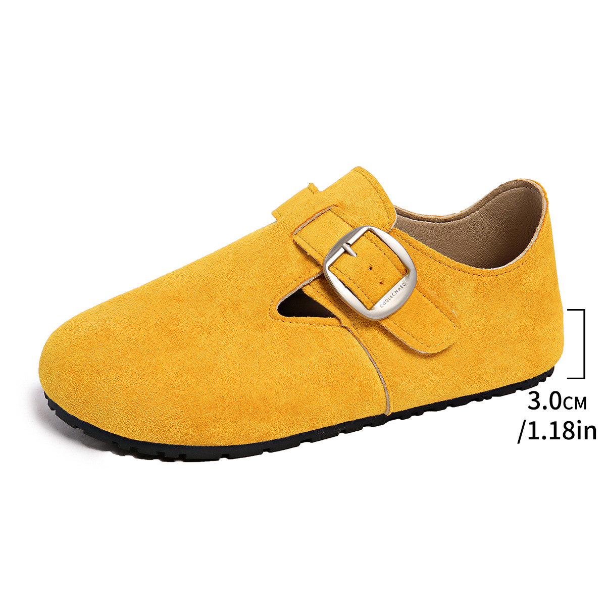 Autumn New All-Match Retro Suede Pumps foto 5