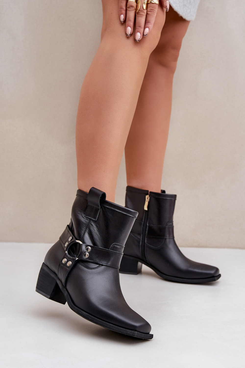 Laarsjes met hoge hak Step in style