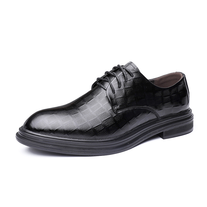 Autumn New British Men's Casual Leather Shoes Men's Plus Size Genuine Leather Business Men's Shoes foto 4