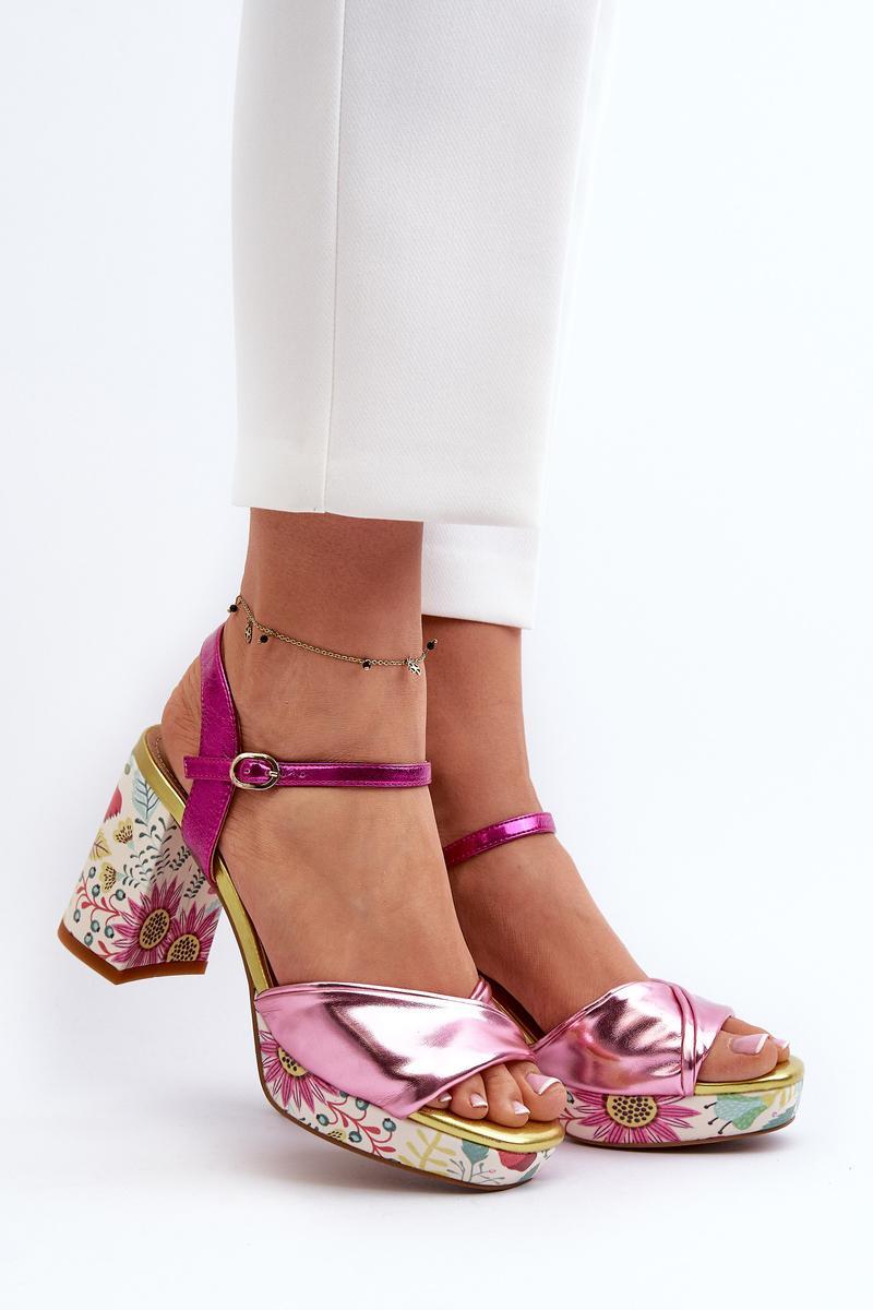 Sandalen op hak Step in style