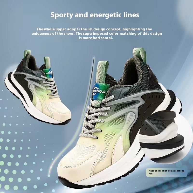 Fashion Protective Shoes Anti-smashing And Anti-penetration Lightweight Non-slip Wear-resistant Casual Shoes foto 2