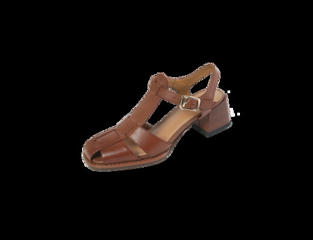 French Style Retro Closed Toe Roman Style Hollow-out Women's Sandals foto 2
