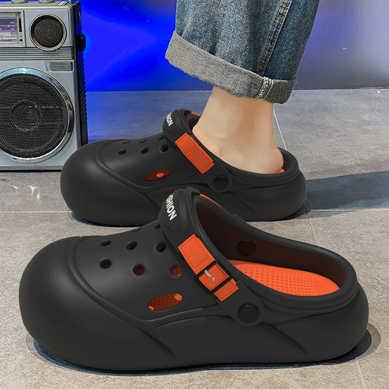 Non-slip Deodorant Thick-soled Mens Outdoor Clog Sandals foto 3