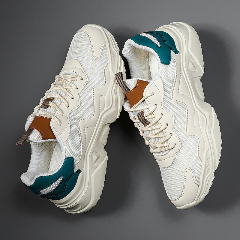 Couple Mesh Breathable Clunky Sneakers Plus Size foto 5