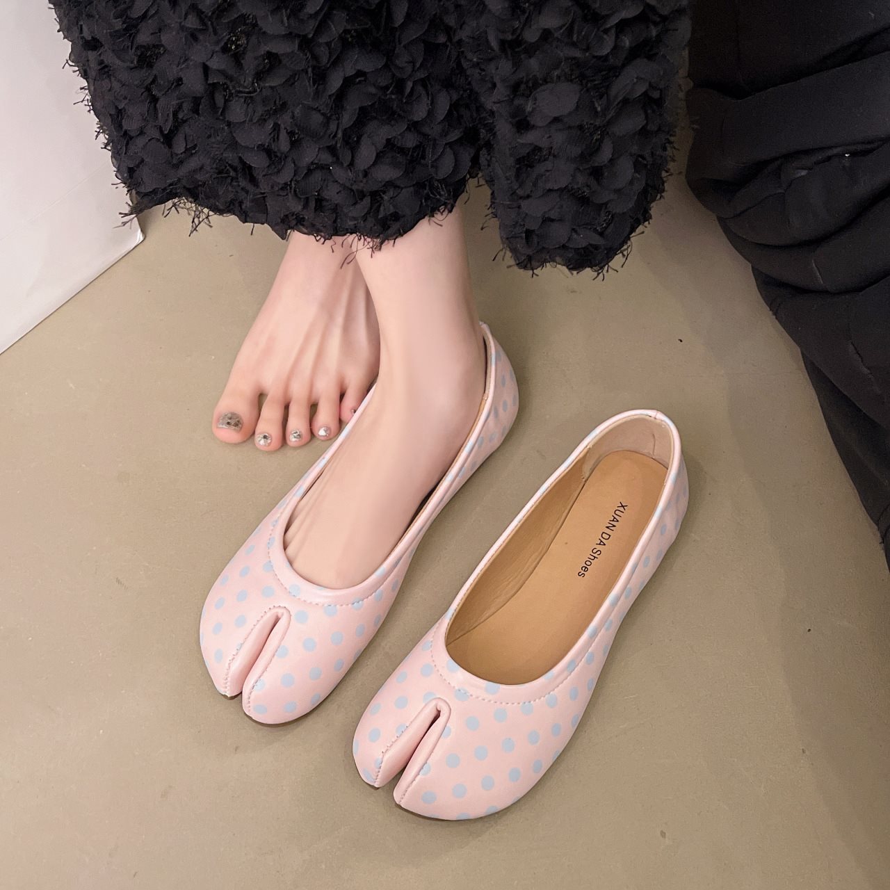 Slide-on Toe-separating Flat Shoes foto 5