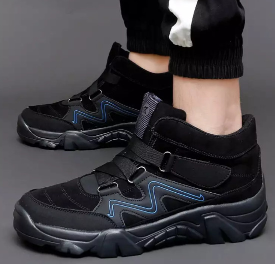 Plus Size Outdoor Elderly Cotton-padded Shoes Men's Winter foto 4