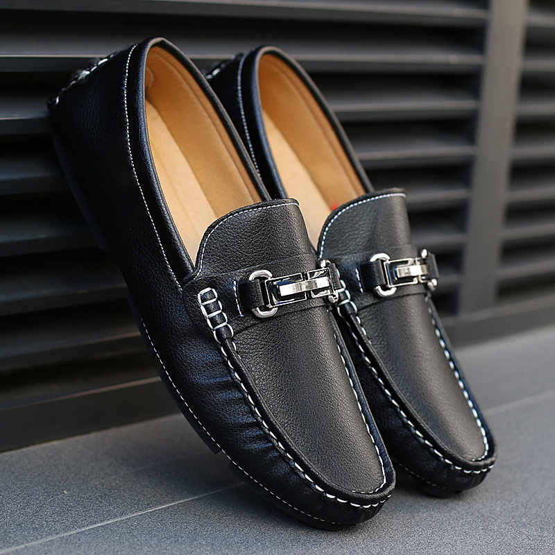Genuine Leather Breathable New Men's Gommino Loafers foto 4