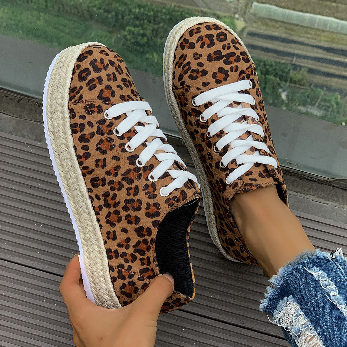 Leopard-print Casual Women's Shoes foto 4