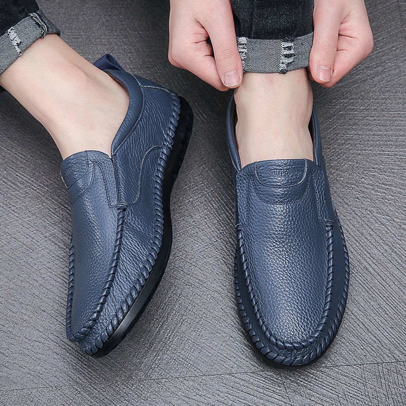 Men's Slip-on New Casual Leather Shoes foto 4