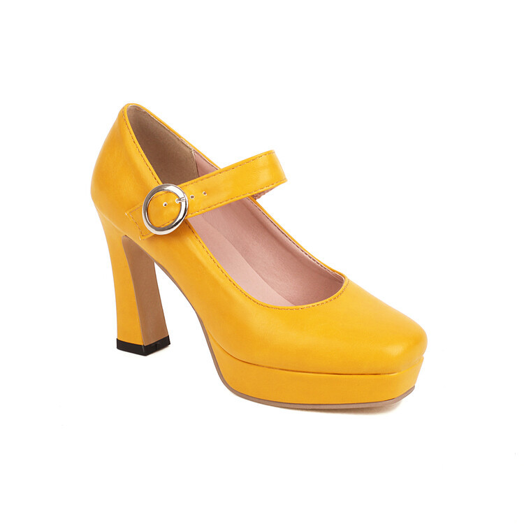 Womens Heeled Slingback Pumps With A Waterproof Platform foto 4