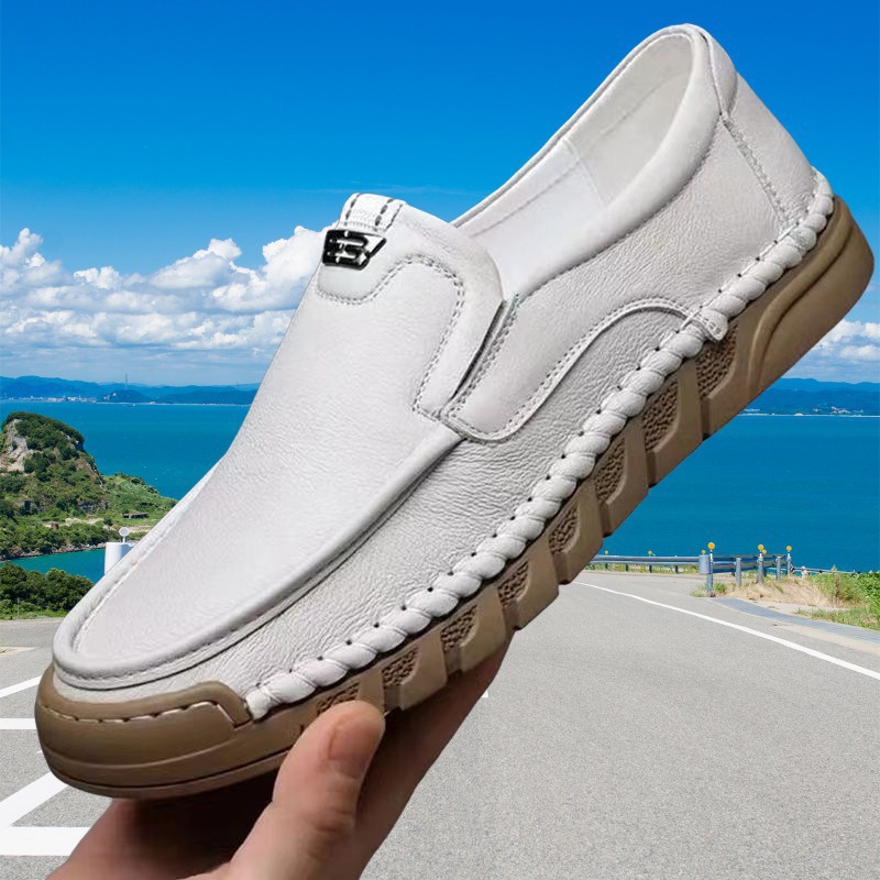 Men's Fashionable Soft-Soled Casual Leather Shoes foto 2