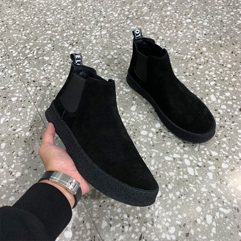 Autumn And Winter Warm Men's Casual All-matching Korean Cotton Shoes foto 3