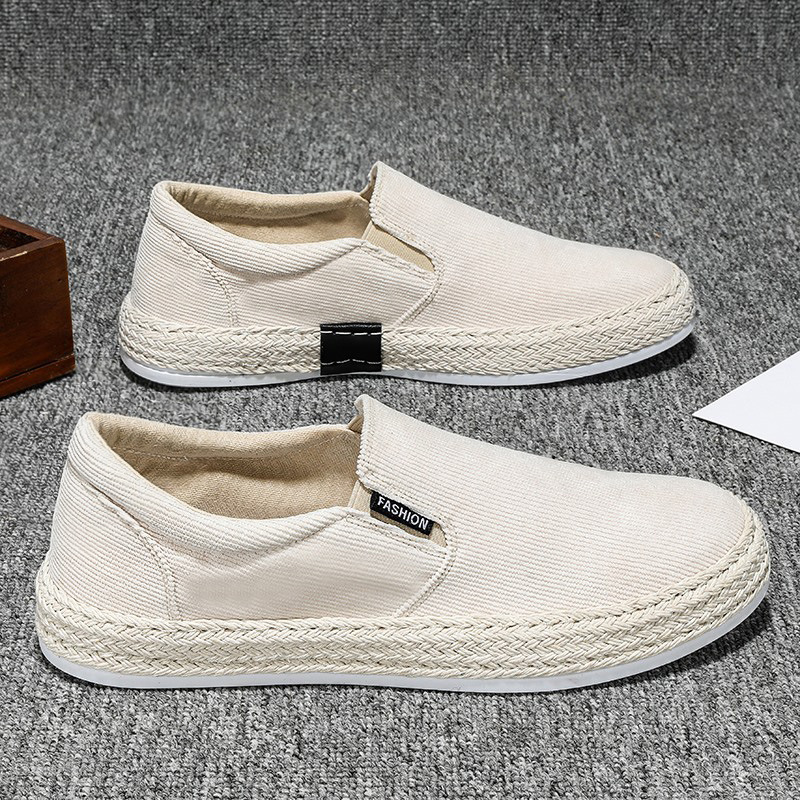 Breathable Casual Slip-on Men's Canvas Tide Shoes foto 5