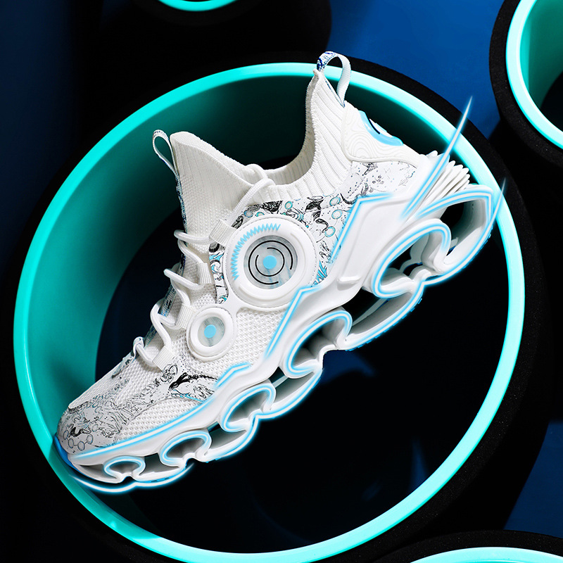 Fashion Casual Shoes Fly Woven Mesh Plus Size Blade Sneaker foto 4
