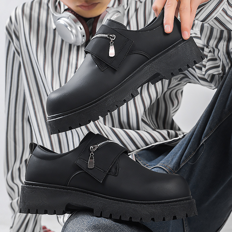 Casual New Platform Leather Shoes For Men foto 4