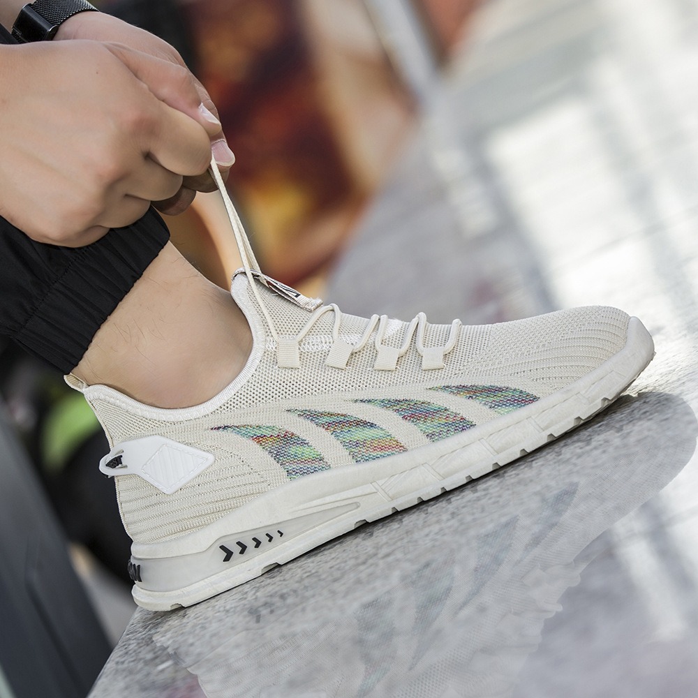 Summer Mesh Surface Lightweight Fat Foot Student Leisure Sneaker foto 4