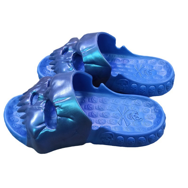 Skull EVA Indoor Bathroom Home Thick Bottom Soft Bottom Slippers foto 2