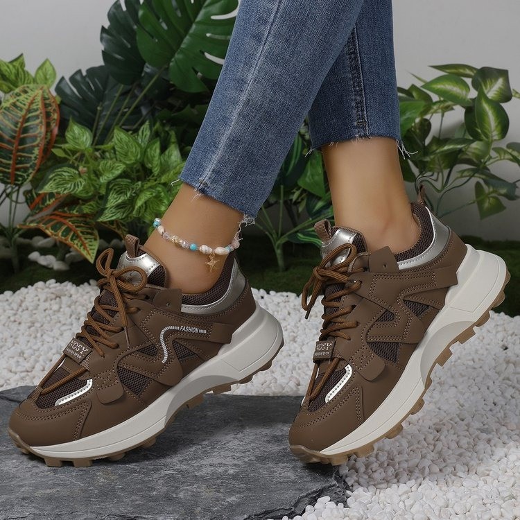 Foreign Trade Casual Sneaker Clunky Shoes Online Red Shoes foto 4