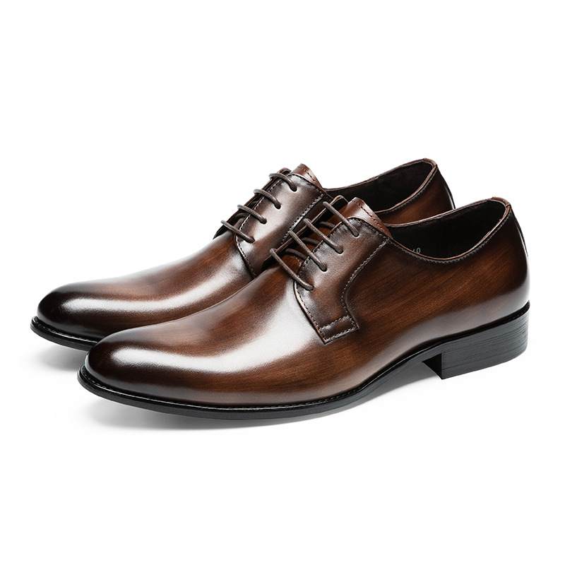 Mens Casual Business Dress Leather Shoes foto 3