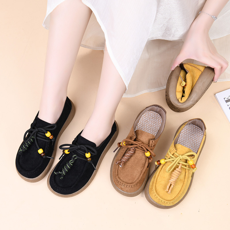 Vintage Womens Shoes New Autumn Style In Old Beijing Design foto 4
