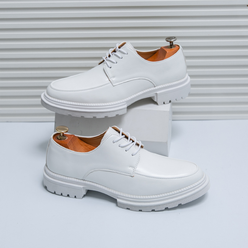 Business Casual Leather Shoes Trendy foto 4