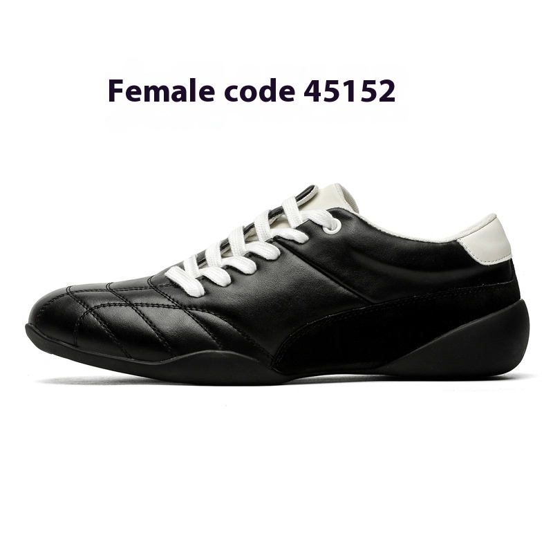 Oblique Lace-up Flat Retro Sports Casual Shoes foto 5