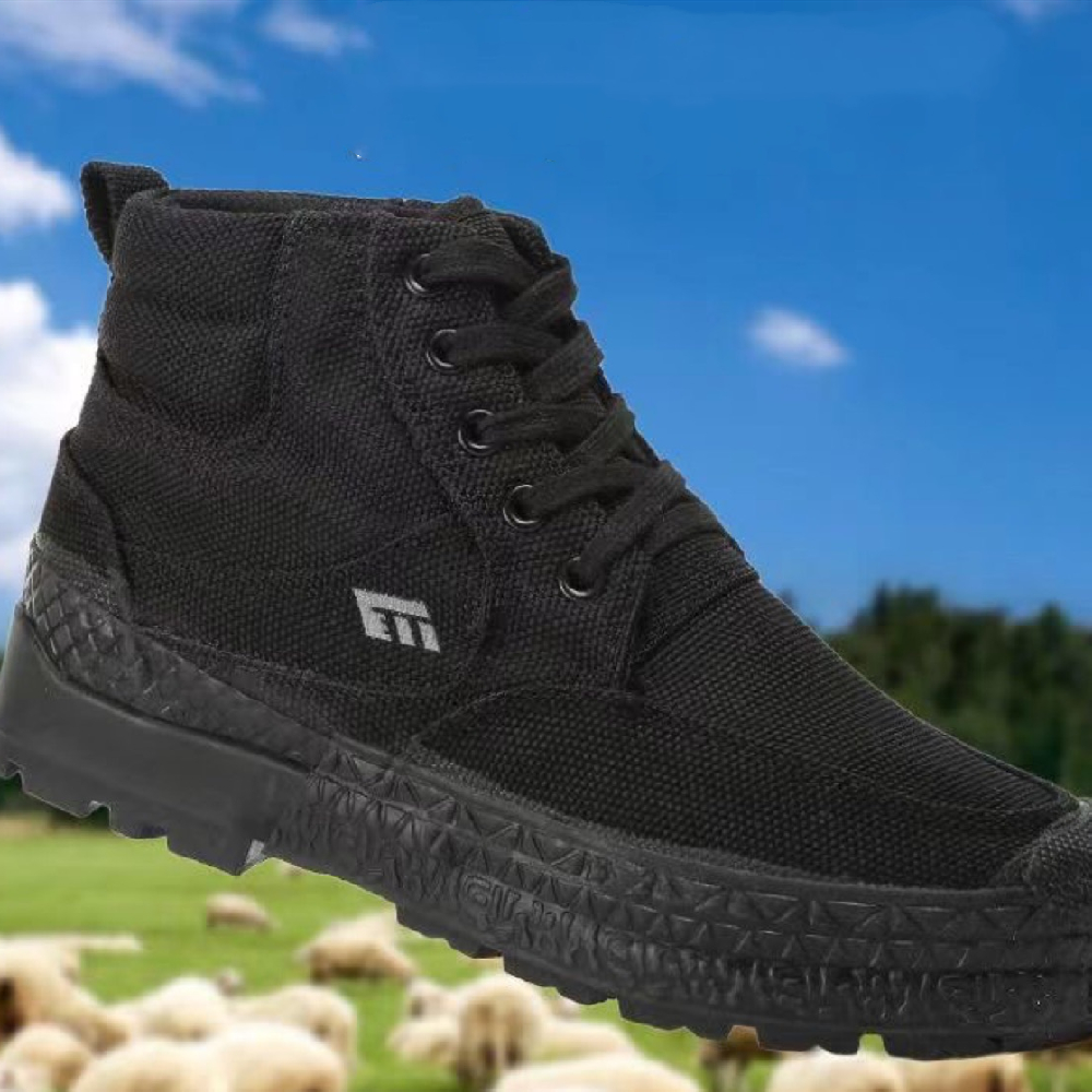 Spring And Autumn Breathable Men's Non-slip Canvas Shoes foto 5