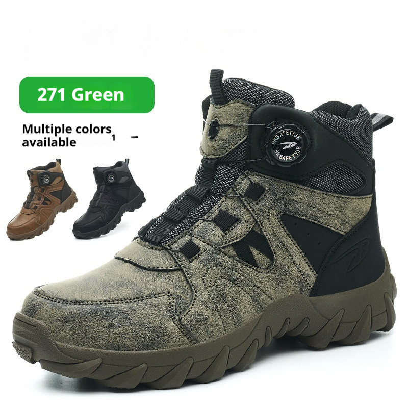 Anti Smashing And Anti Piercing Steel Toe Safety Shoes foto 5