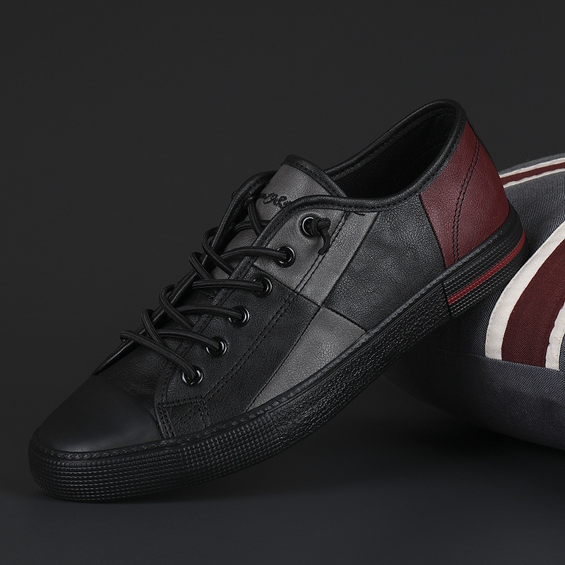 All-matching Color Matching Color Contrast Slip-on Loafers Men's Shoes foto 3