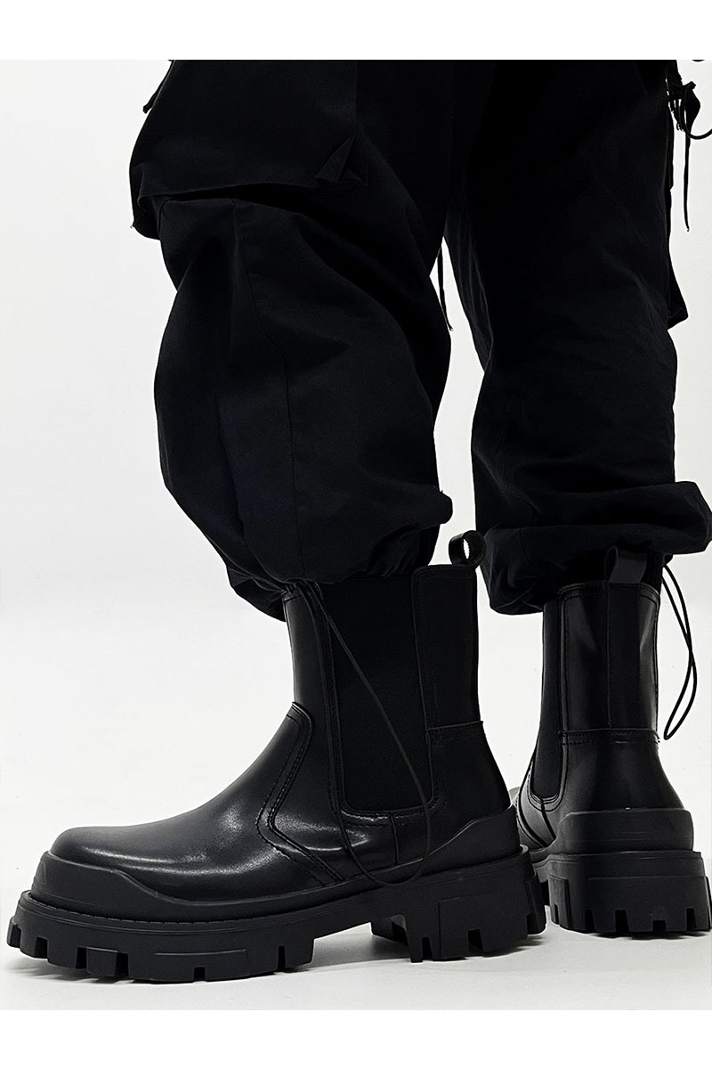 British Style Black High-grade Boots foto 2