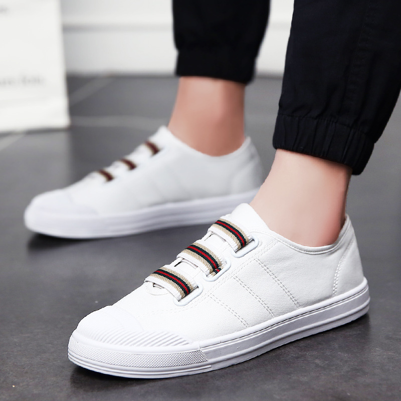 Korean Style Summer And Autumn Breathable Canvas Casual Shoes foto 3