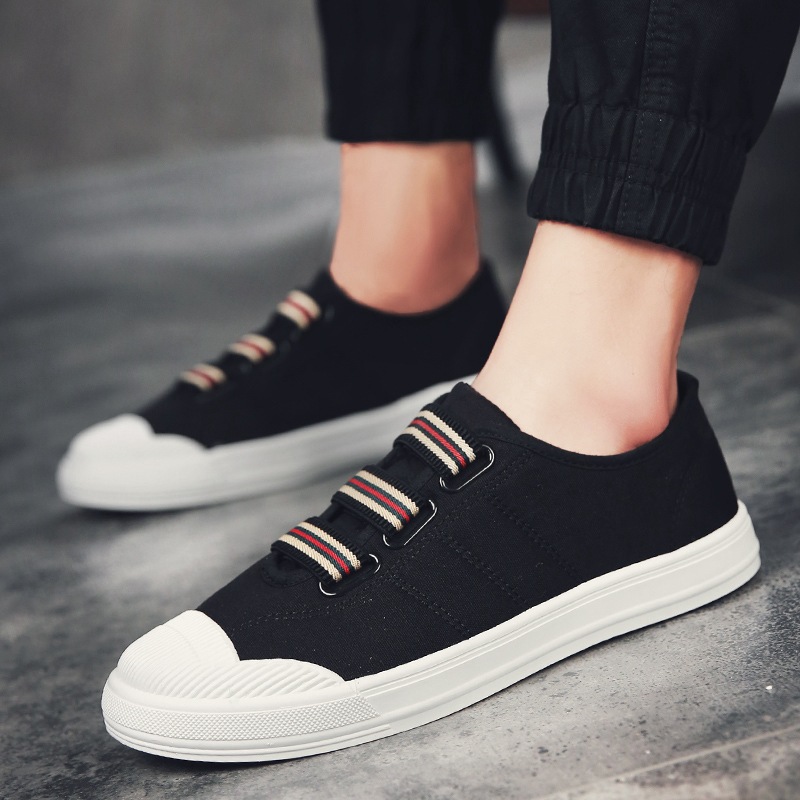 Korean Style Summer And Autumn Breathable Canvas Casual Shoes foto 5